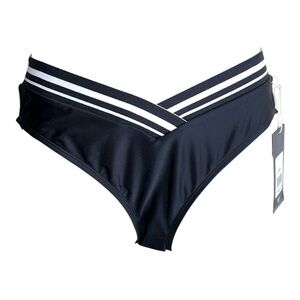 Reebok Black Tankini Bikini Swim Bottoms NWT